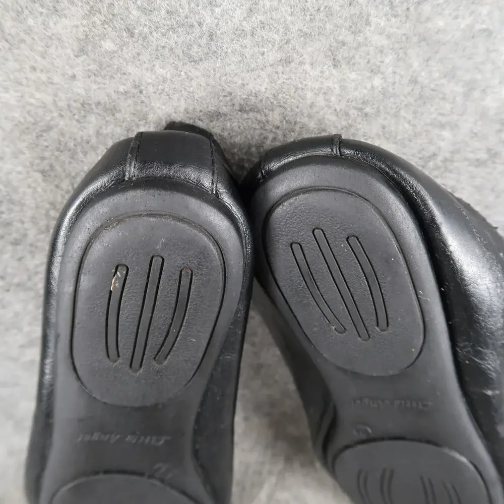 Little Angel Shoes Kids 2 Ballet Flats Slip On Black Round Toe Casual Classic